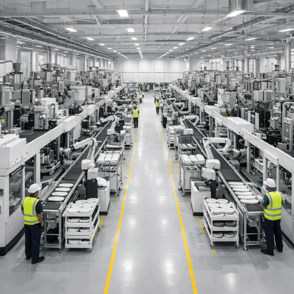 High capacity manufacturing infrastructure